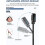 2-Pack Magnetic USB Charging Cable for Note AI Voice Recorder, Compatible with Note Model 2592, Durable Charging Cord 2