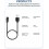 2-Pack Magnetic USB Charging Cable for Note AI Voice Recorder, Compatible with Note Model 2592, Durable Charging Cord 5