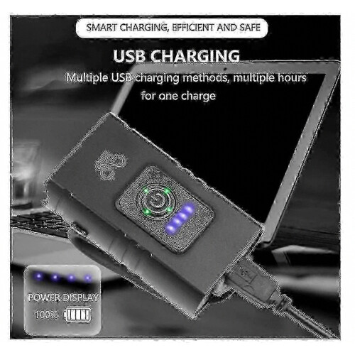Επαναφορτιζόμενος προβολέας ποδηλάτου USB 2000 Lumen, αδιάβροχος IPX, εξαιρετικά φω 1