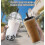 100 τεμάχια πλαστικά καλαμάκια Boba Milk Tea μιας χρήσης για χρήση σε ποτά, διαφανή 2