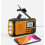 Ραδιόφωνο Crank με FM και Bluetooth, Μπαταρία 5000 mAh, Ραδιόφωνο έκτακτης ανάγκης με ηλι 5