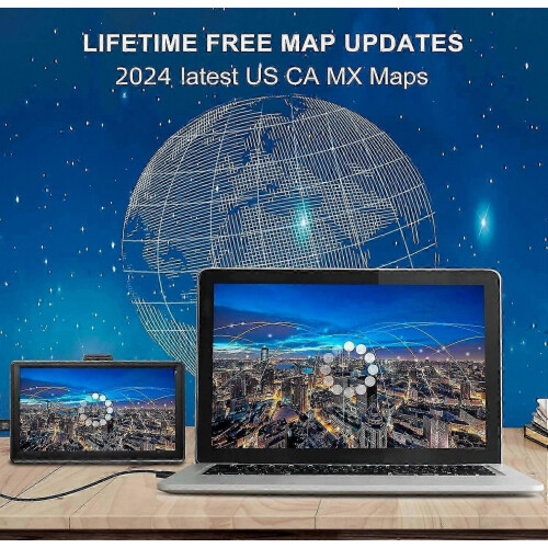 Πλοήγηση GPS φορτηγού HD 7 ιντσών με χάρτες εφ' όρου ζωής, προειδοποιήσεις για κ 2