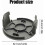 Replacement Spool and Coil Cover Set, 4 Piece Maintenance Kit Compatible with String Trimmers 2