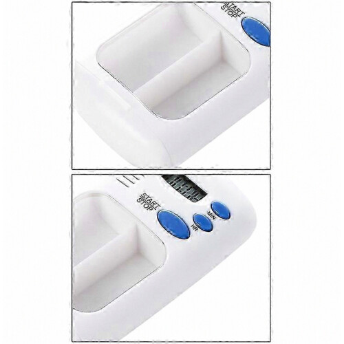 Smart Programmable Pill Reminder and Medicine Box White Multi Alarm Timer with Advanced Settings and Daily Medication Tr 2