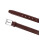CTM Men's Leather 28.5 mm Basic Dress Belt with Silver Buckle 12