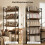 5-Tier Metal Bookshelf Room Divider 4