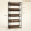 5-Tier Metal Bookshelf Room Divider 3