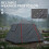 Outsunny 3000mm Waterproof Camping Tent, 2 Doors 5