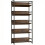 5-Tier Metal Bookshelf Room Divider 1