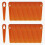 100 Pcs Replacement Cutting Blades for Polycut 2-2 ABS Lawn Mower Durable Steel Sharp Trimmer Accessory Kit 2