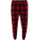 CTM Men's Flannel Plaid Jogger Pant 7