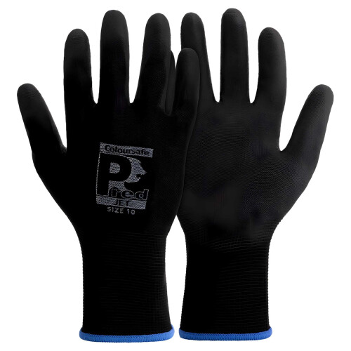 (9, Black) Predator Safety Gloves 1