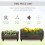 2PCs 56L Carbonized Wood Planter Box 4