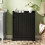 Bathroom Storage Cabinet - Slim, Sliding Doors, Paper Holder 3