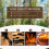 2PCs 56L Carbonized Wood Planter Box 5
