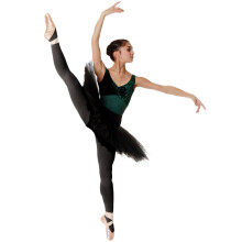(X-Large (5ft6”-5ft10”), Black) Silky Womens/Ladies Dance Ballet Tights Convertible (1 Pair)