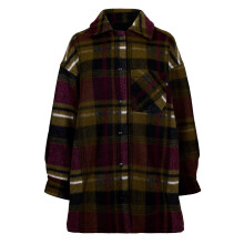 (10 UK, Port Royale) Timberland Womens/Ladies Plaid Wool Shirt Jacket