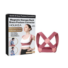 HOUKEA Posture Correcting Back Brace, Breathable Support Belt for Daily Comfort, Adjustable Fit for Men and Women