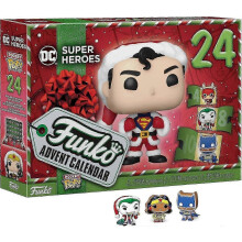 Advent Calendar DC 24 Days of Surprises Collectible Mini Figures Gift Idea for Girls and Boys Countdown to Christmas