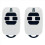 2 Pack Garage Door Remote Control 433.92 MHz Rolling Code Portable Transmitter for GT4 GTI2 GTI4 Series 1