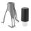 Automatic Stirrer, Portable Handheld Design for Pans, LED Speed Display, Black, Battery Powered 4