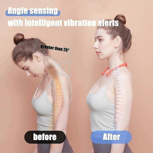 Smart Posture Corrector with Vibration Reminder, USB Rechargeable Posture Trainer for Daily Posture Improvement 1