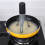 Automatic Stirrer, Portable Handheld Design for Pans, LED Speed Display, Black, Battery Powered 3