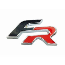 Emblema adesivo 3D in metallo FR per auto Seat Leon FR+ Cupra Ibiza Altea Exeo Formula Accessori per auto da corsa Styling auto