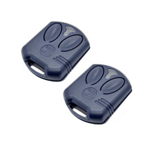 2 Pack 433 MHz Rolling Code Garage Door Remote Controls for JUBI 433-2 and JUBI 433-4 Portable Transmitter