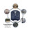 2 Pack 433 MHz Rolling Code Garage Door Remote Controls for JUBI 433-2 and JUBI 433-4 Portable Transmitter 5