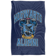 (147cm x 91cm, Multicoloured) Harry Potter Hogwarts Alumni Ravenclaw Throw