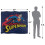 Superman (152cm x 127cm, Navy/Multicoloured) Superman Flying Distressed Blanket 4