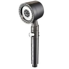 New Strong Pressure Water Saving Filter Shower 5 Modes Handheld Shower One Button Stop Bathroom Accessories A