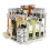 Double-Layer Rotating Rack Multi-Function Rotating Rack for Home Kitchen Height-Adjustable Rack with Hooks Two-Pack 3