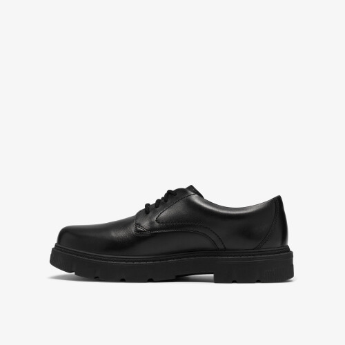 Clarks (Wide, Not Specified) Lorcam Walk Y Black Leather 2
