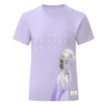 (2-3 Years, Lilac) Frozen II Girls Elsa T-Shirt