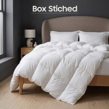 (Super King (260x220cm), 15 Tog - Extra Thick) BedLooms Box Stitched Duvets | Soft Ultra Warm Microfiber Premium Quality Quilts