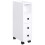 (White, Engineered Wood) Slimline Bathroom Storage Cabinet - White 1