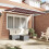 VidaXL vidaXL Awning Replacement Fabric Brown 3.5 x 2 m Polyester 4