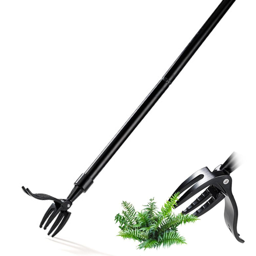 Weed Puller Remover Steel Claw Lawn Weeder Root Killer Grabber Tool Long Handled 2