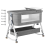 3-in-1 Baby Bedside Crib Sleeper Bassinet Safe Co-Sleeping Storage Adjustable 4