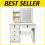 Dressing Table with Mirror Modern Makeup Desk Vanity Table Kit + Stool White 1