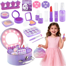 Pretend Safe Fake Makeup Kit with Carry Case Girls First Kids Makeup Playset