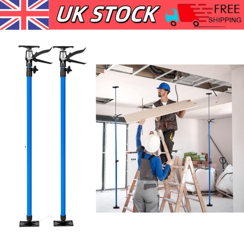 2Pc Adjustable Drywall Plasterboard Builder Ceiling Easy Support Props 115-290cm 1