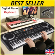 ðŸ” 61 Keys Electronic Keyboard Piano Digital Music Key Board & Microphone Gift
