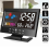 Digital Bedside LED Snooze Alarm Clock Time Temperature Day/Night Mode Clock UK 1