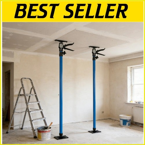 2X Adjustable Drywall Plasterboard Builder Ceiling Easy Support Props 115-290cm