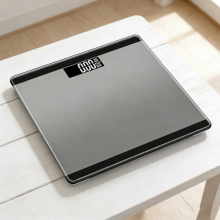 3-in-1 digital bathroom scale, weight scale, electronic scale, space gray