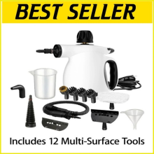 12 IN 1 Electric Portable Hand Held Steam Steamer Cleaner & Accessories Home
