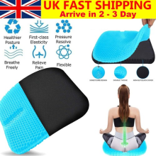 Orthopedic Gel Office Car Chair Seat Cushion Back Support Coccyx Sciatica Pain